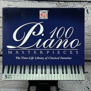 100 Piano‎ Masterpieces - Time Life [2005 5-CD Set] Classical Music Collection